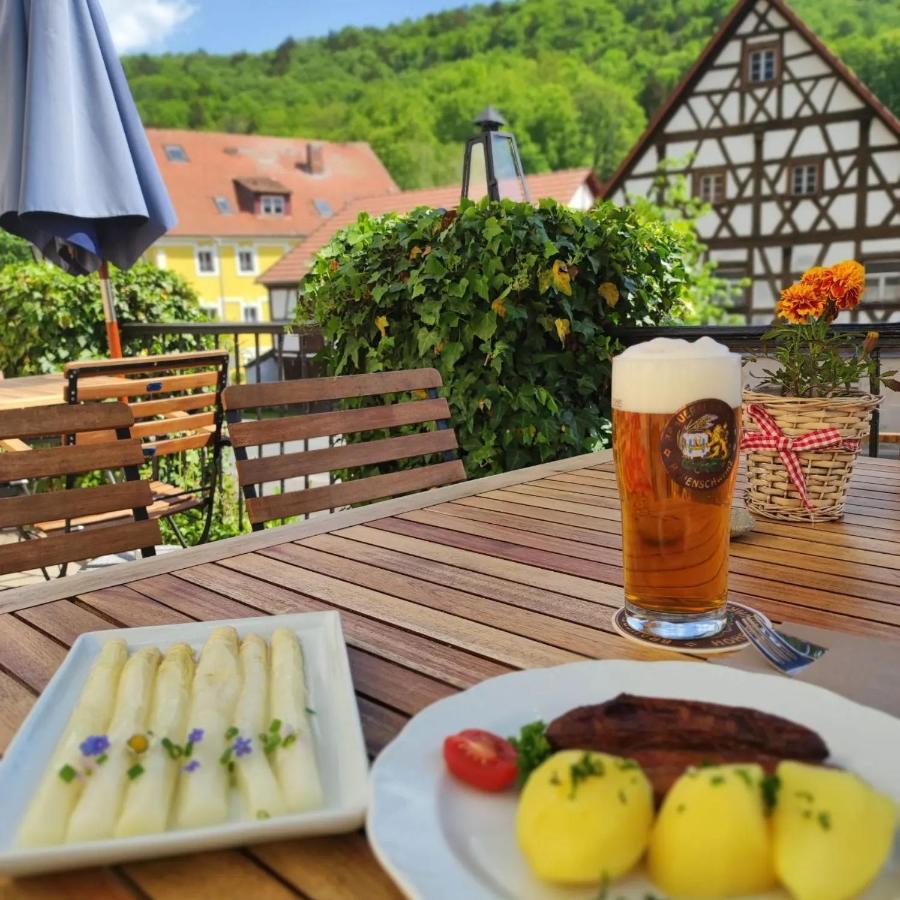 Gasthof Hotel Zur Post Egloffstein Ngoại thất bức ảnh